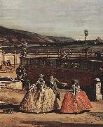 Bernardo Bellotto Das kaiserliche Lustschlob Schlobhof, Ehrenhofseite oil painting artist